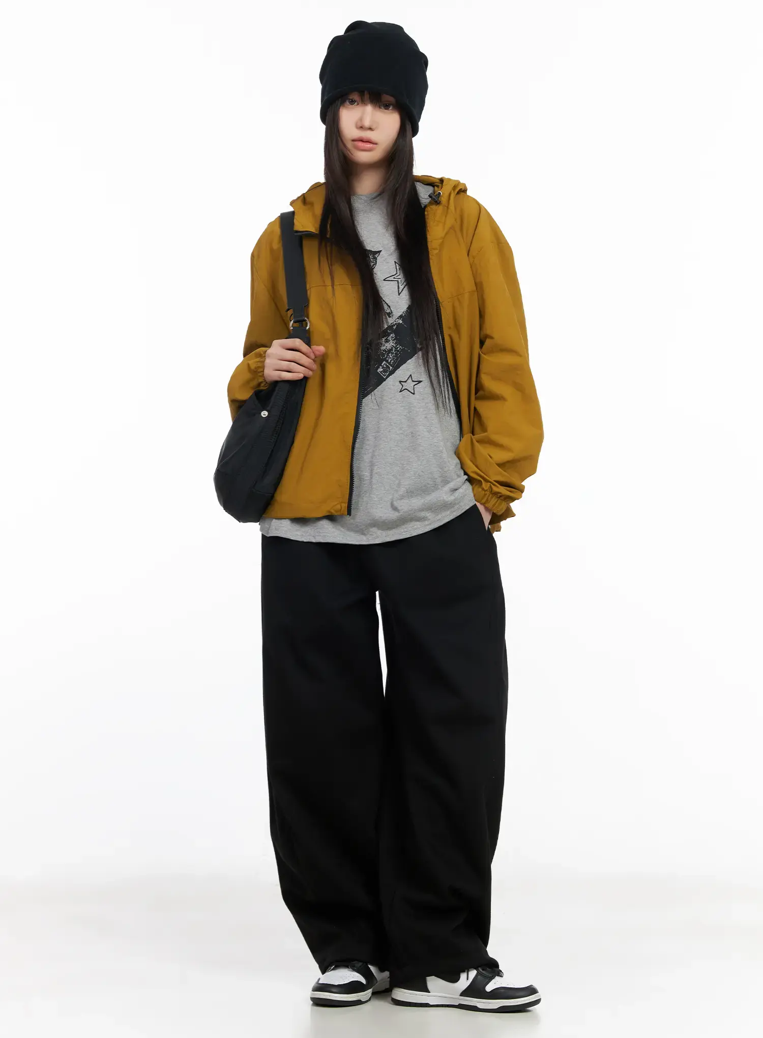 Unisex Oversized Zip-Up Windbreaker CM513 - Image 7
