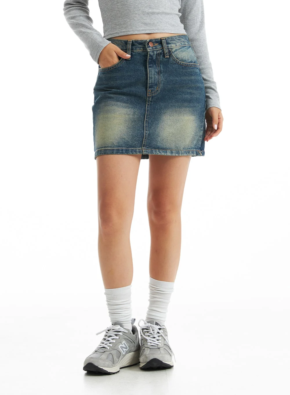Urban Blues Denim Mini Skirt CO318 - Image 5