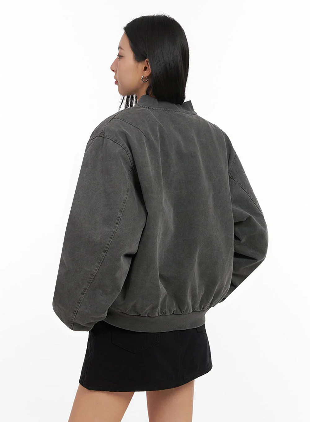 Urban Oversized Bomber Jacket ID431 - Image 7