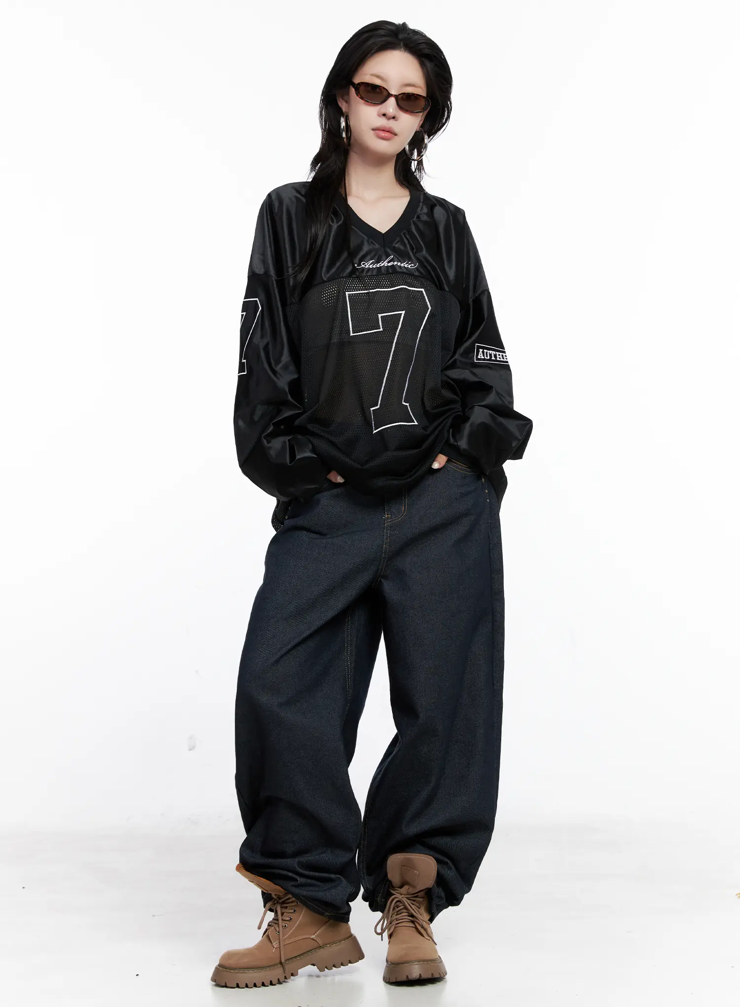 V-Neck Graphic Jersey Top CS512 - Image 14