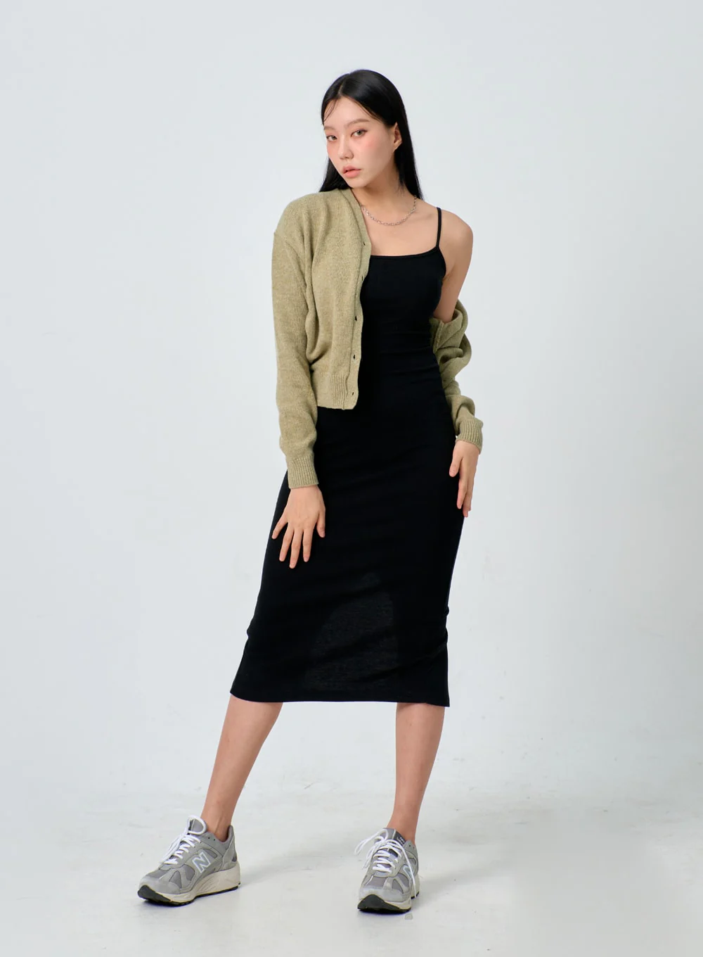 V-Neck Knit Cardigan IJ330 - Image 8