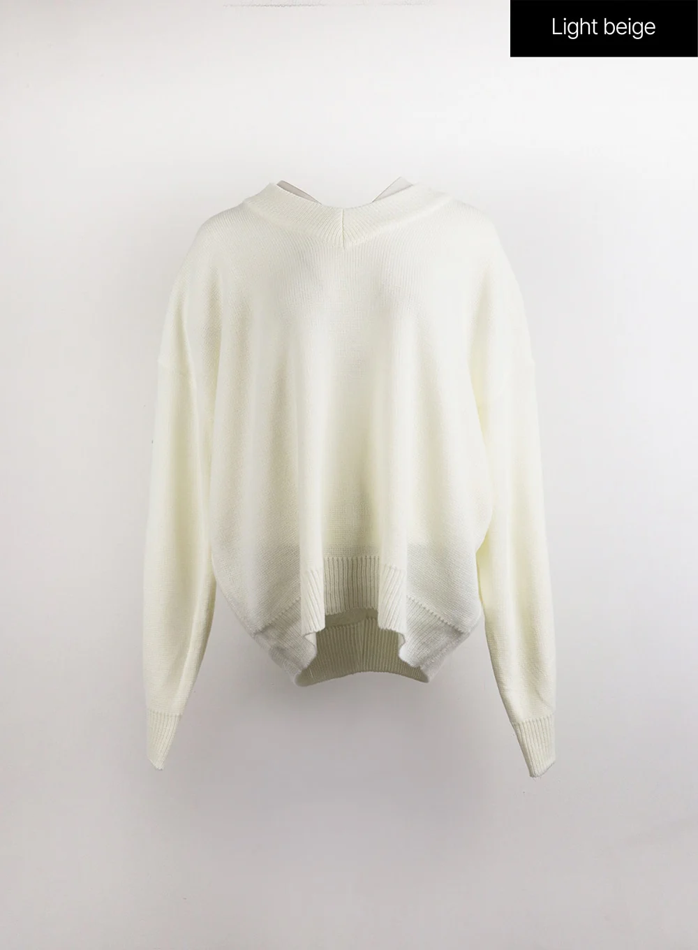 V-Neck Knitted Long Sleeve Sweater OJ419 - Image 7