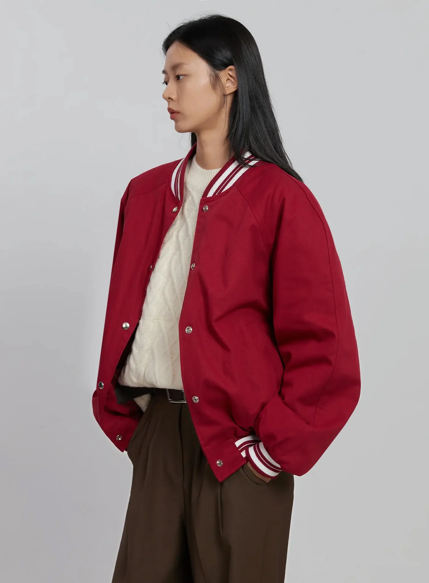 Varsity Bomber Jacket ID516 - Image 6