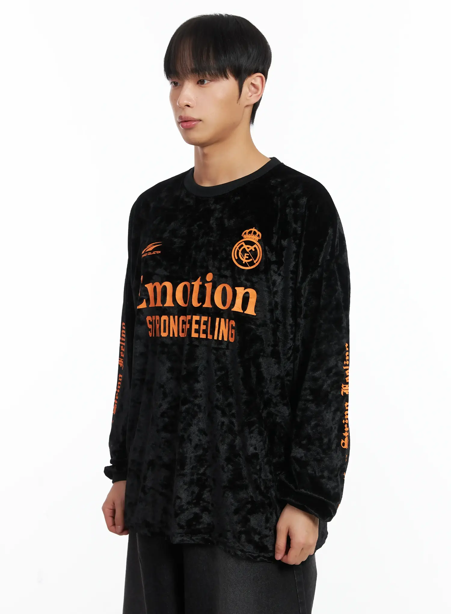 Velvet Graphic Long Sleeve Top ID515 - Image 4