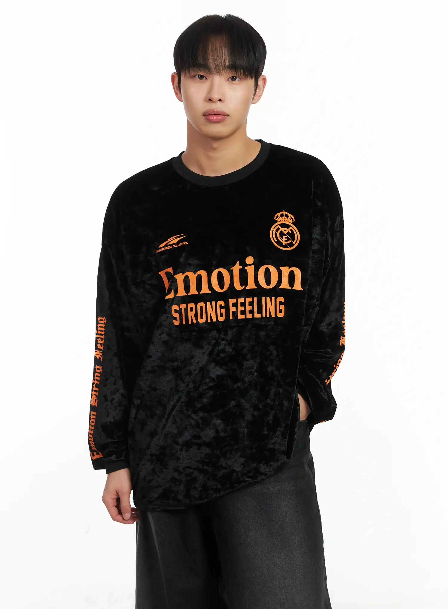 Velvet Graphic Long Sleeve Top ID515 - Image 6