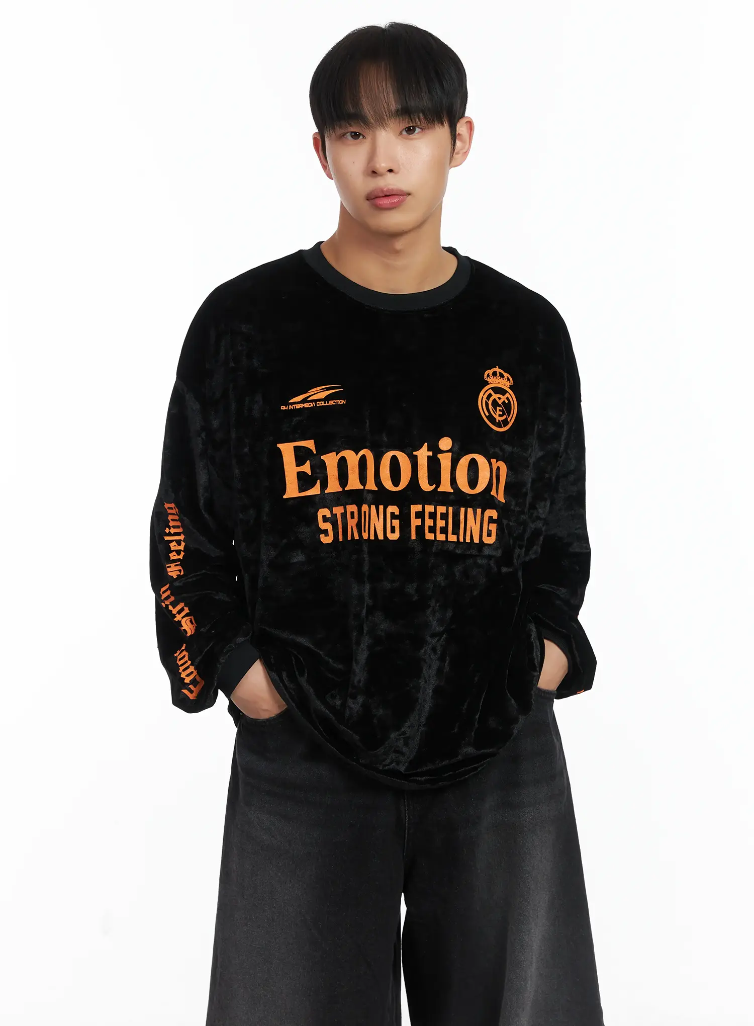 Velvet Graphic Long Sleeve Top ID515 - Image 7