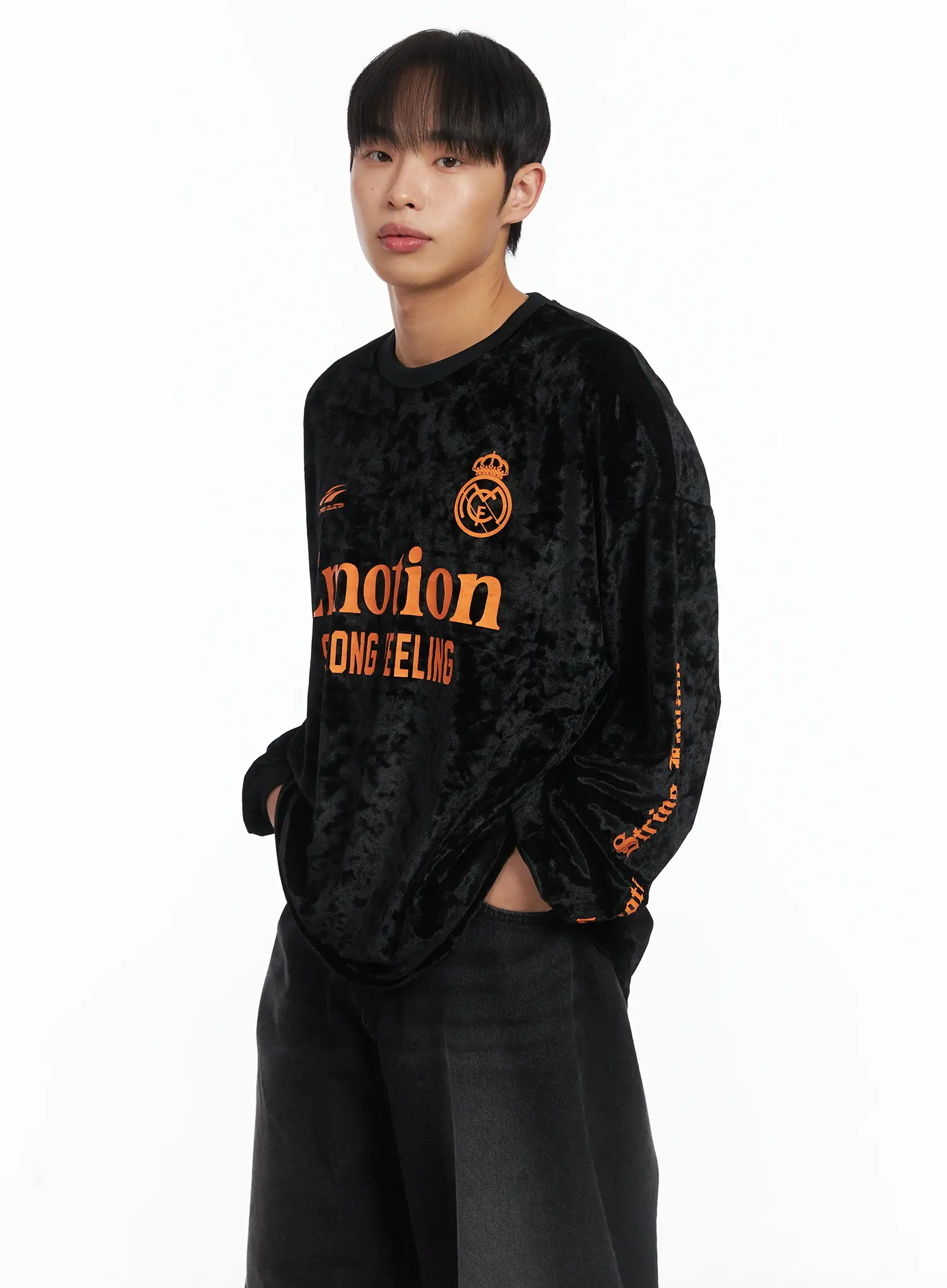 Velvet Graphic Long Sleeve Top ID515 - Image 8