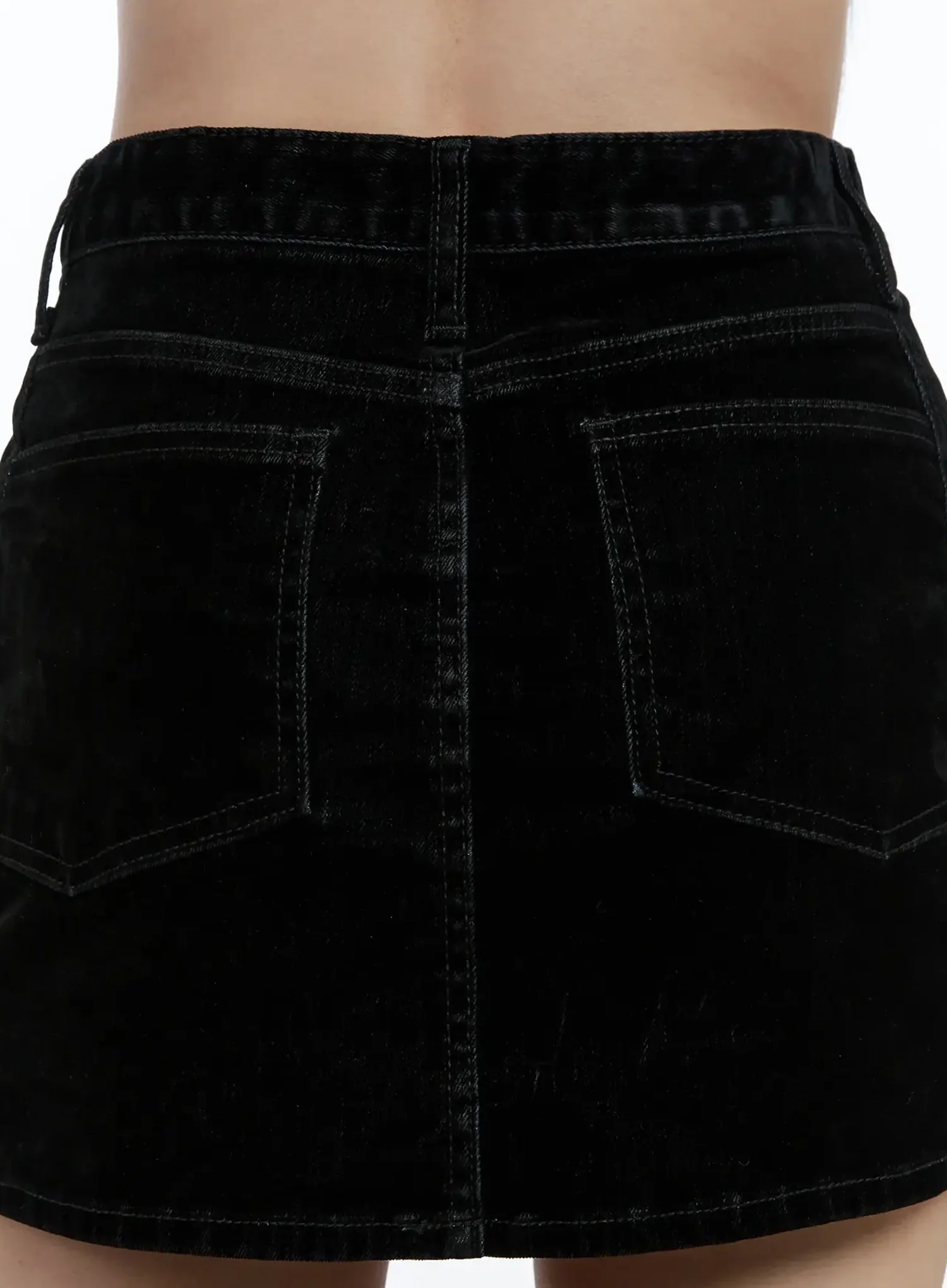 Velvet Mini Skirt IO527 - Image 13