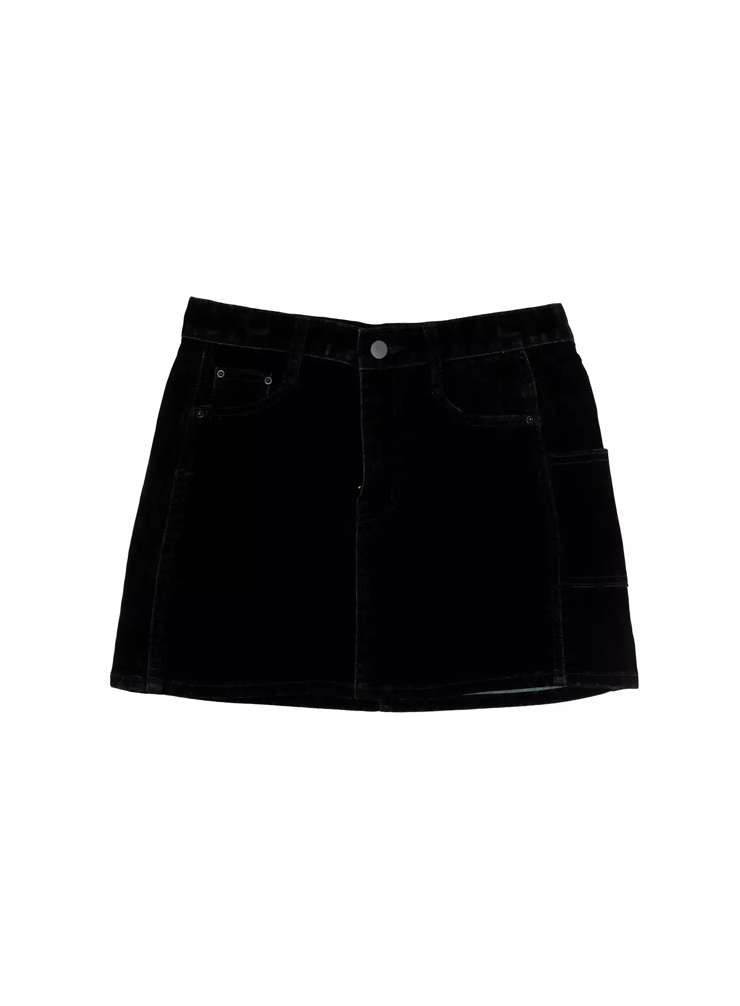 Velvet Mini Skirt IO527 - Image 16