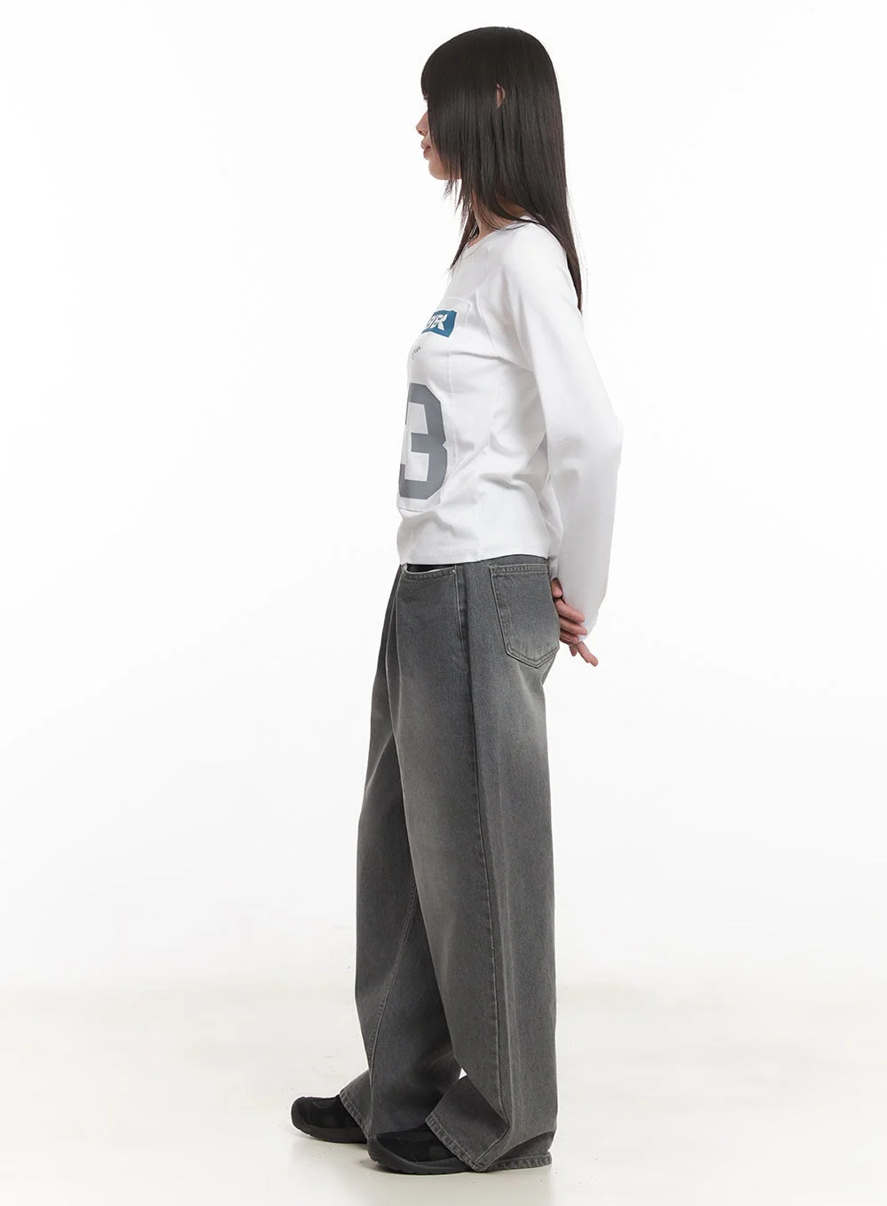 Venessa Washed Baggy Jeans CM528 - Image 4