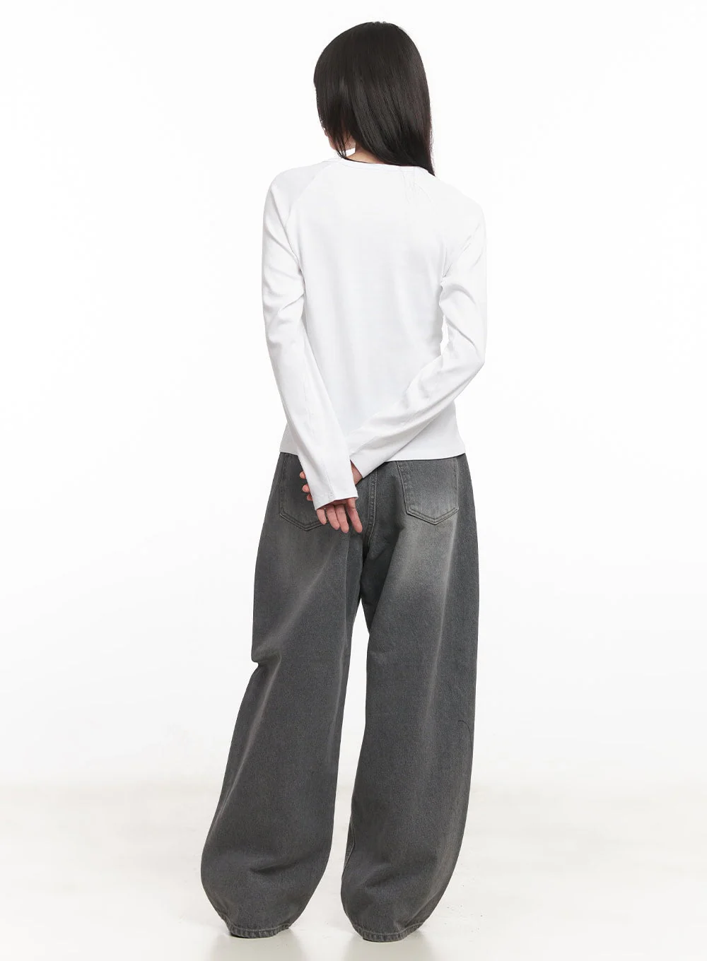 Venessa Washed Baggy Jeans CM528 - Image 6