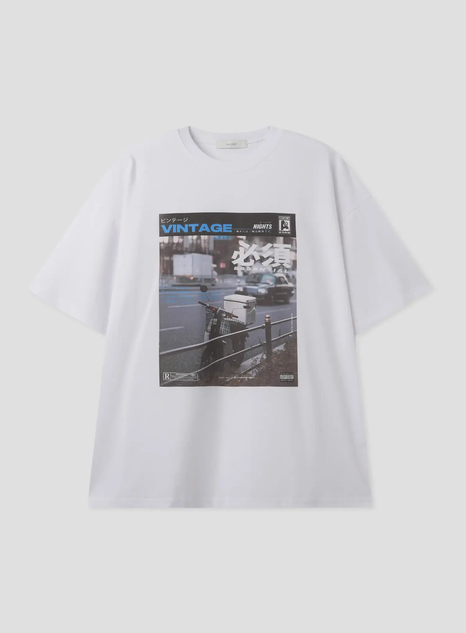 Vintage Scenic Street Graphic T-Shirt IL516 - Image 2