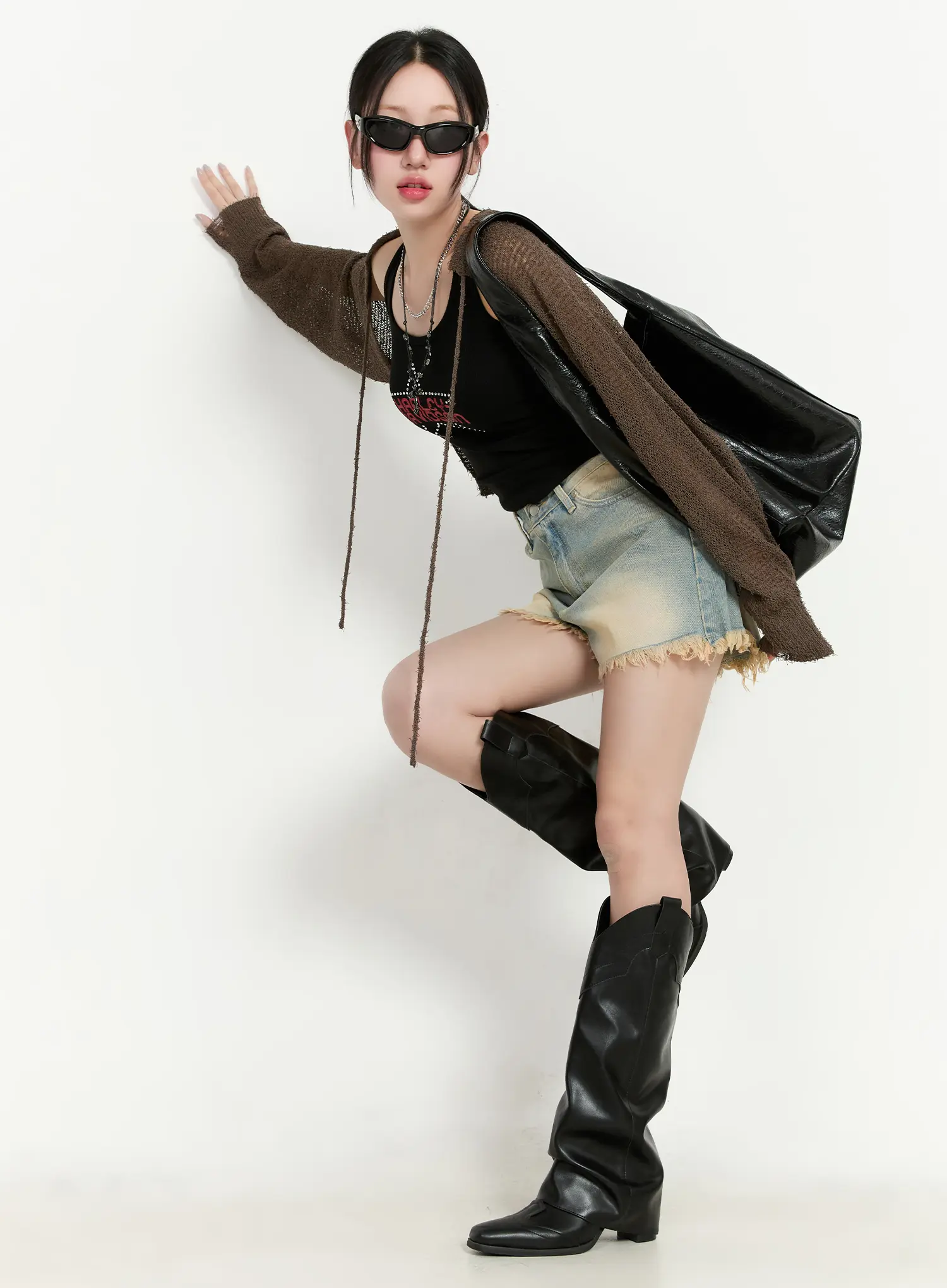 Vintage Wash Denim Shorts CM511