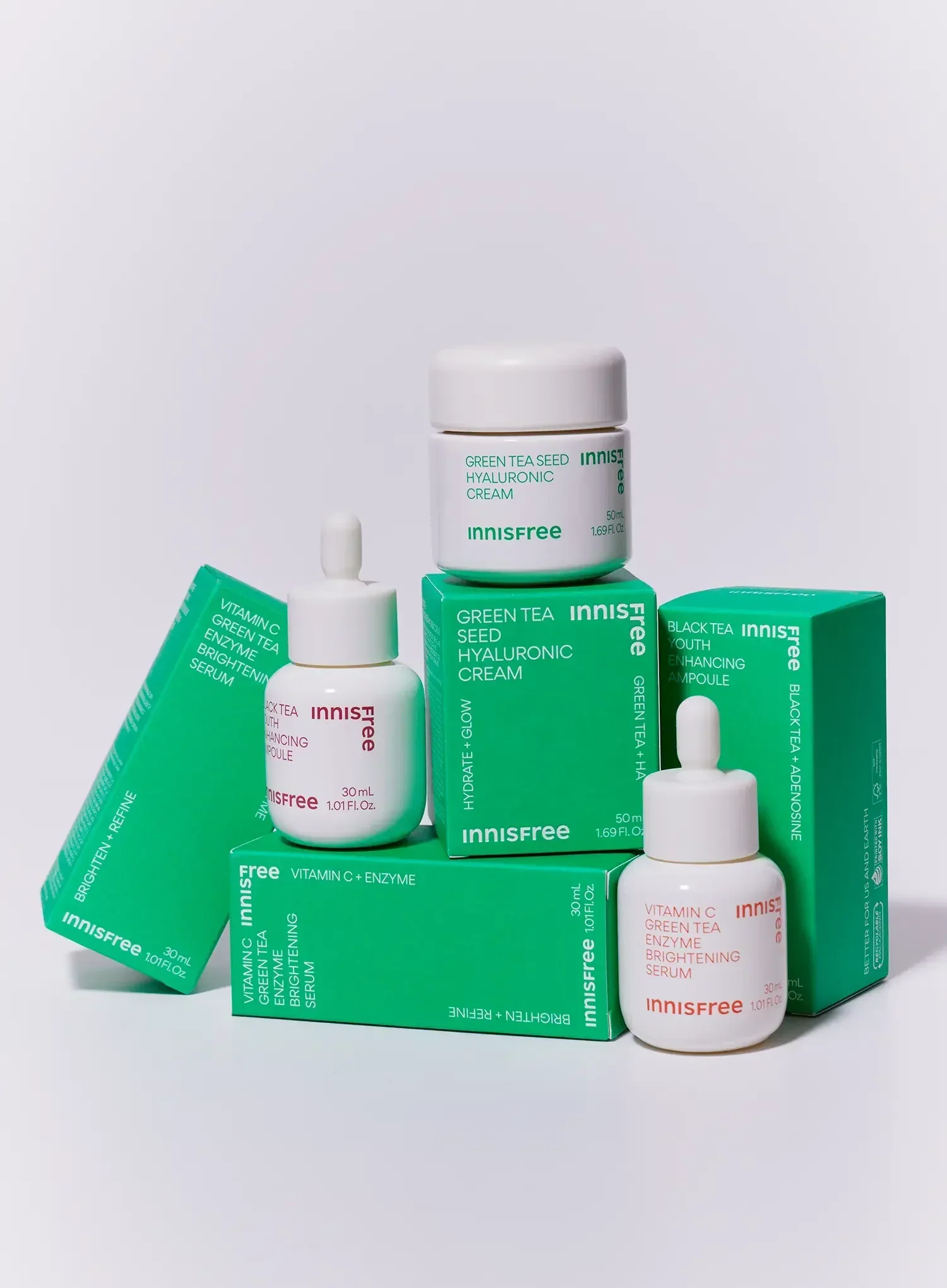 Vitamin C Green Tea Enzyme Brightening Serum (30ml) - Image 3