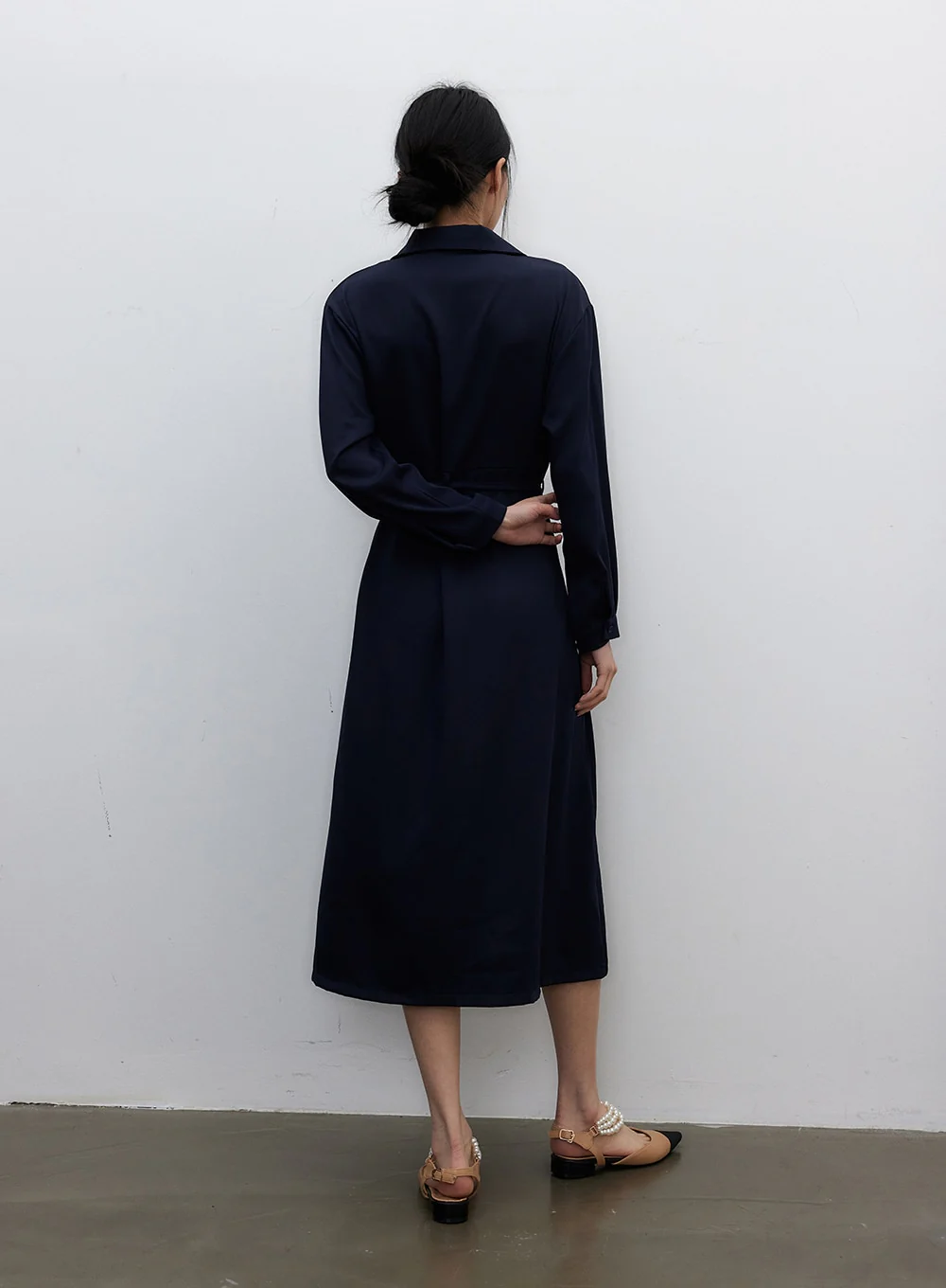 Waist Detail Maxi Shirt Dress IY331 - Image 10
