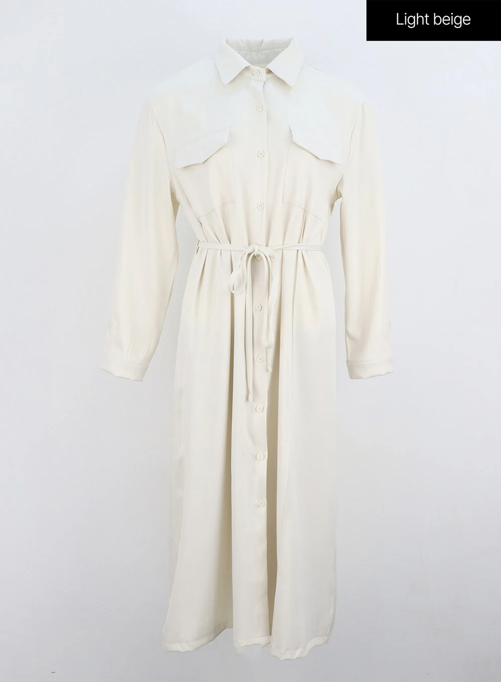 Waist Detail Maxi Shirt Dress IY331 - Image 12