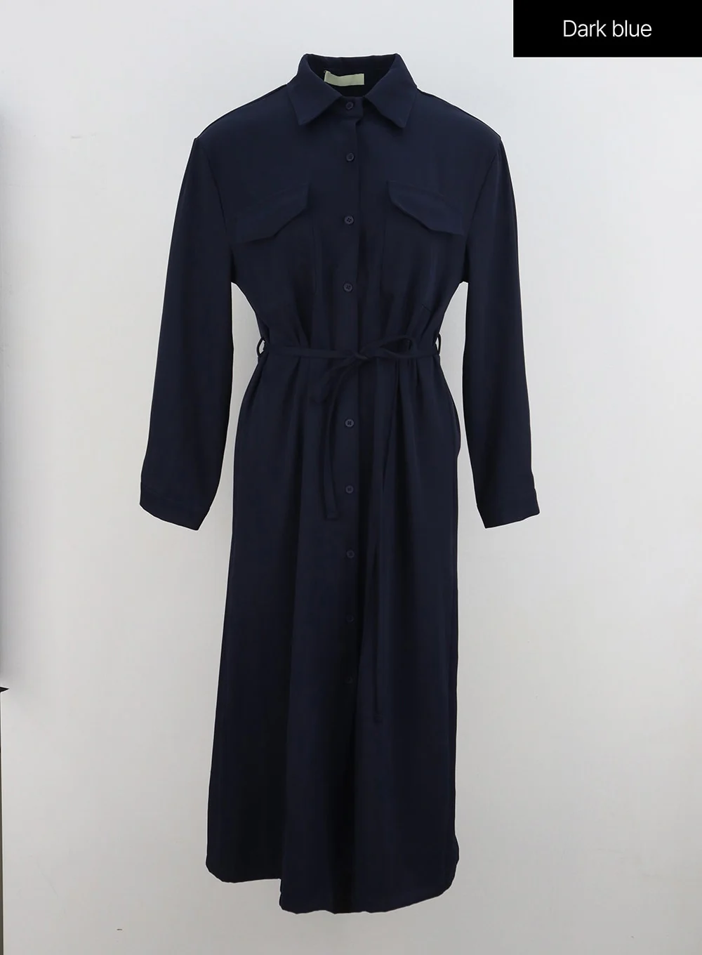 Waist Detail Maxi Shirt Dress IY331 - Image 13