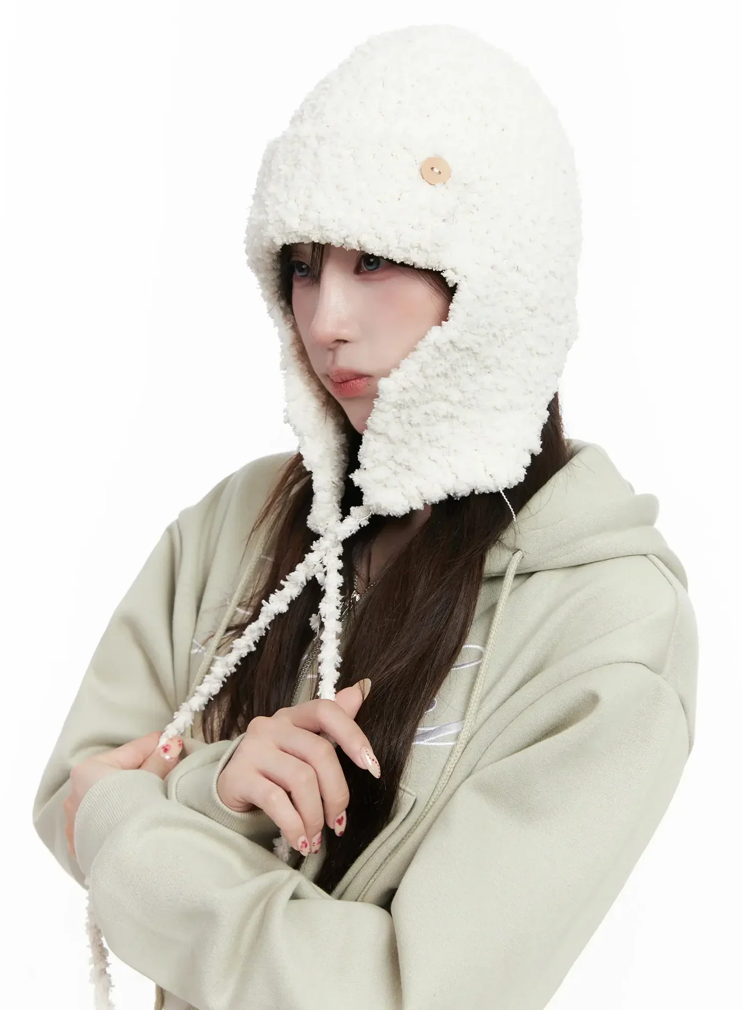 Warm Sherpa Aviator Hat IN514