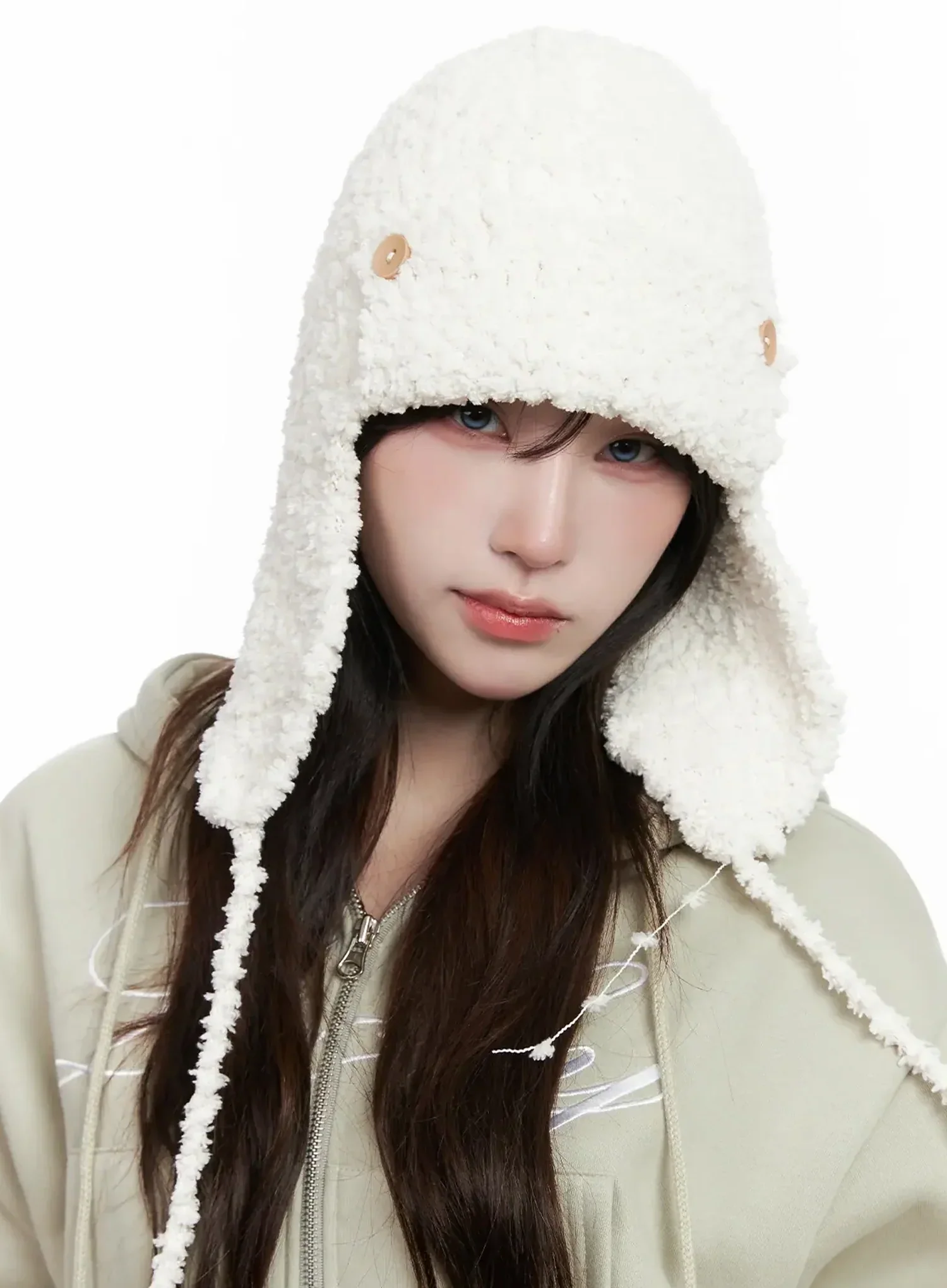 Warm Sherpa Aviator Hat IN514 - Image 5