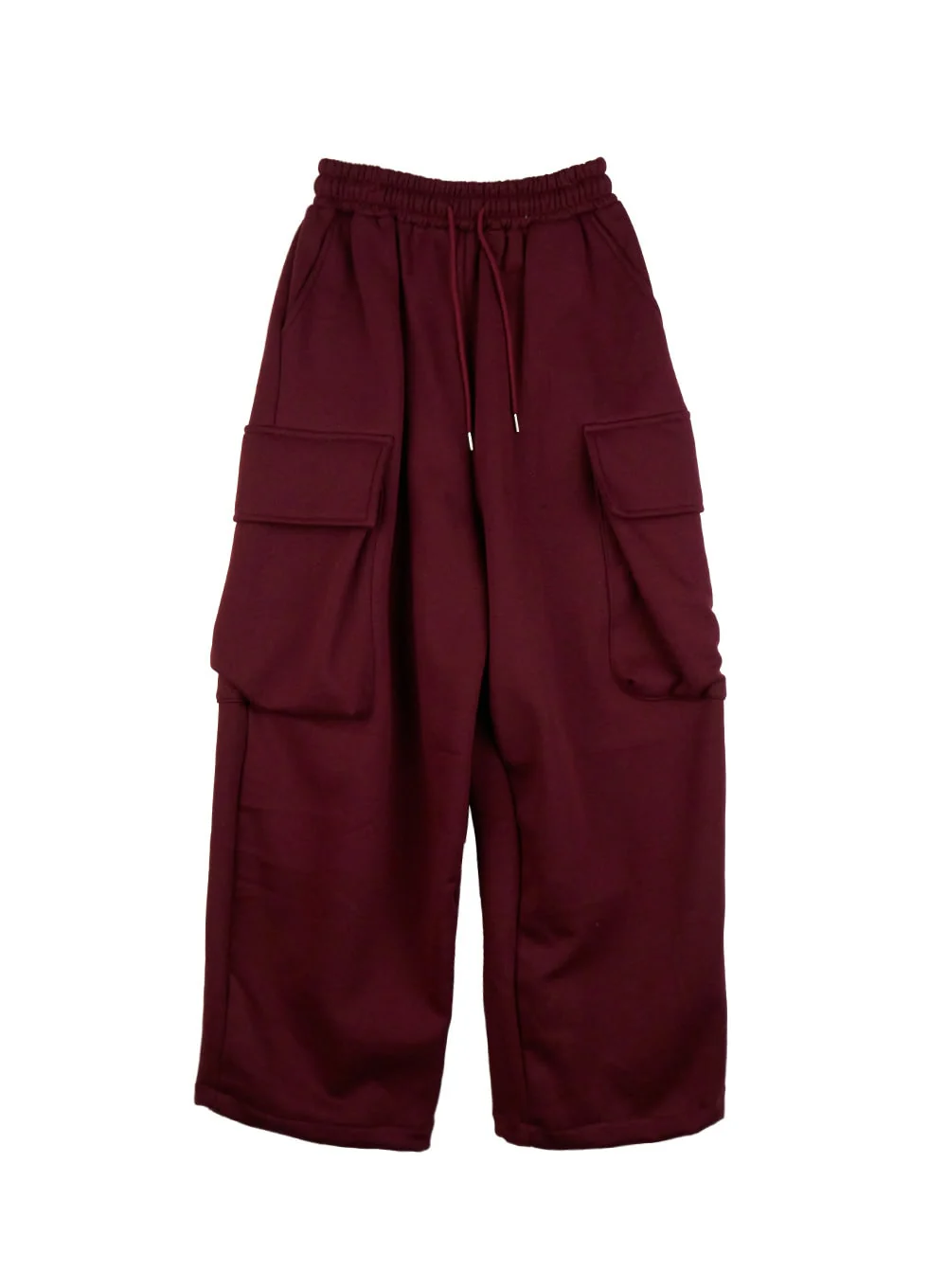 Warm Wide-Leg Cargo Sweatpants ID431 - Image 13