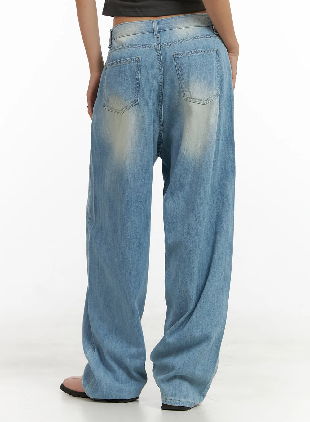 Washed Comfort Baggy Jeans CU414 - Image 6