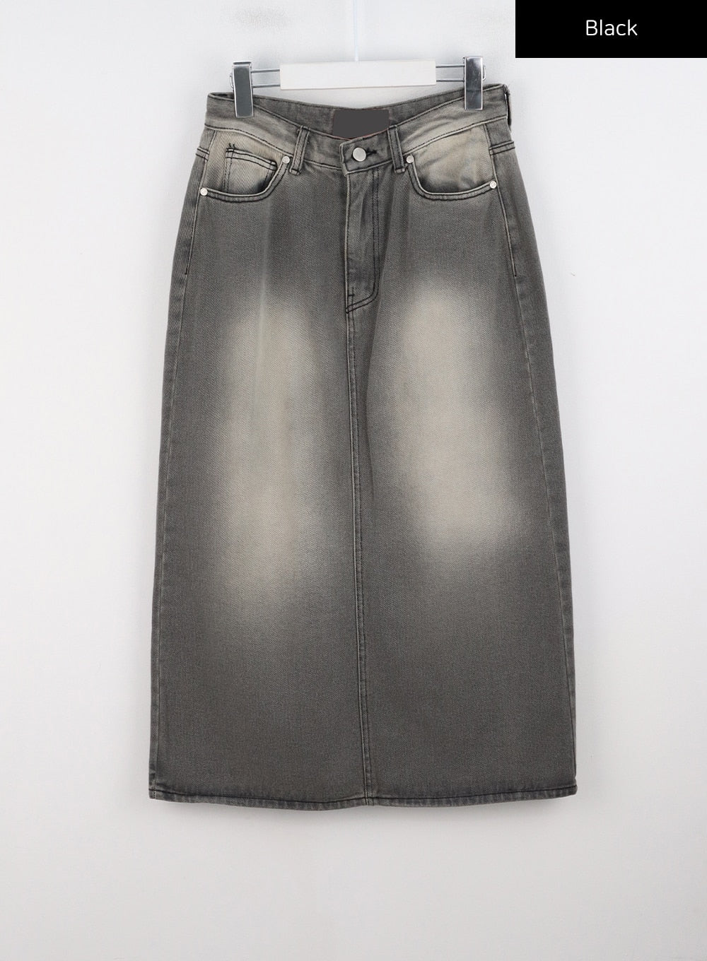 Washed Denim Maxi Skirt CG327 - Image 15