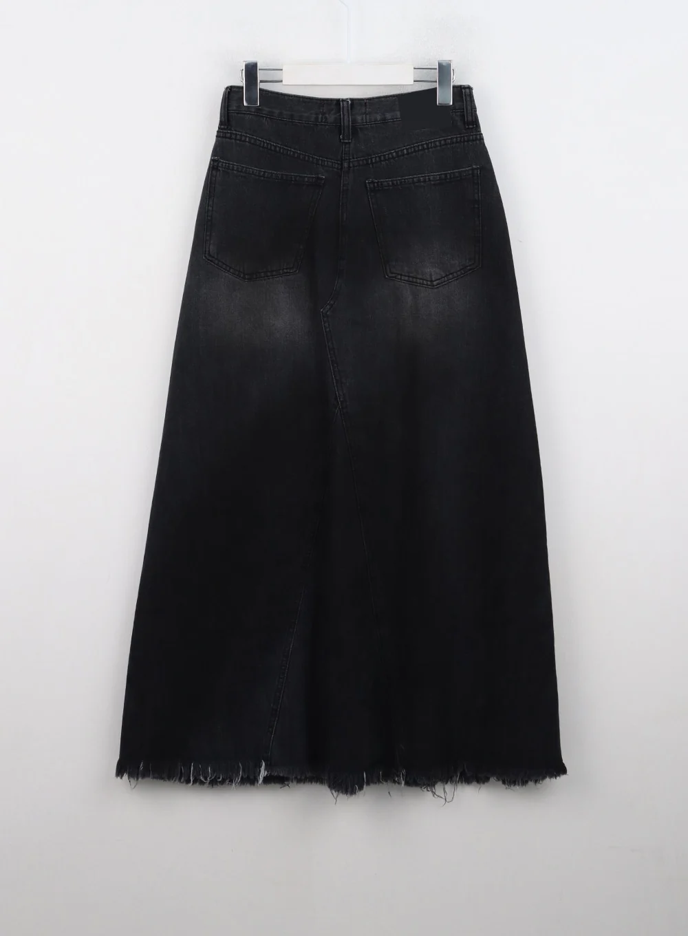 Washed Flare Maxi Denim Skirt CN315 - Image 9