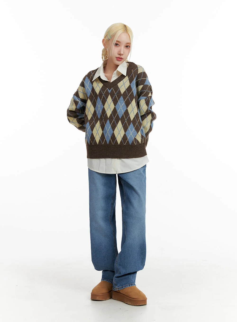 Washed Straight Leg Jeans IF408 - Image 5