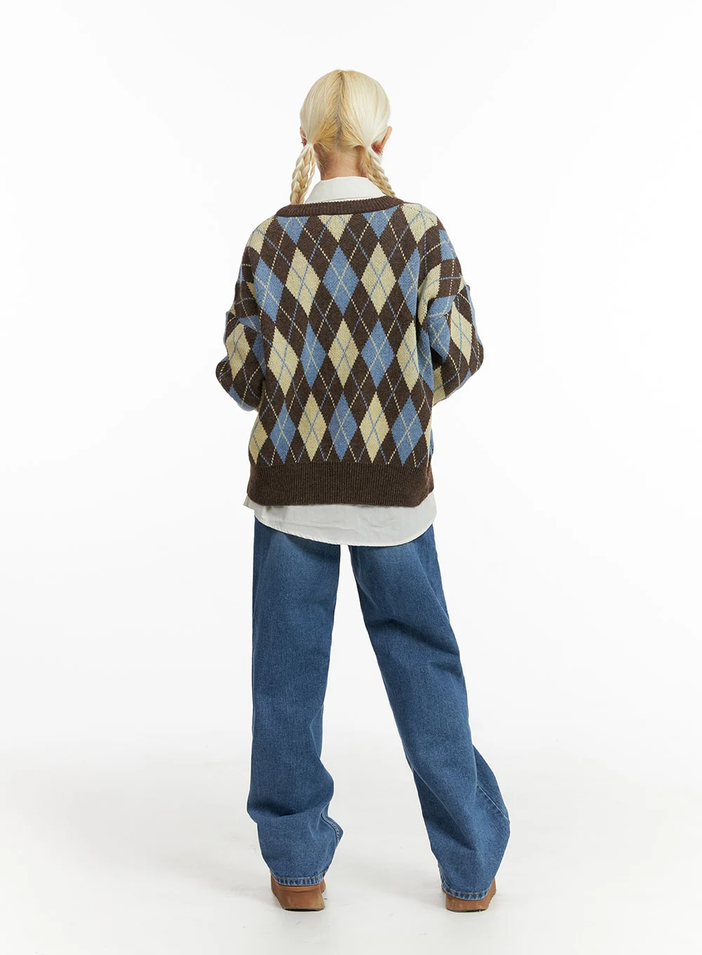 Washed Straight Leg Jeans IF408 - Image 6