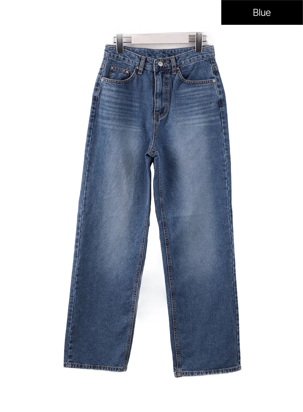 Washed Straight Leg Jeans IF408 - Image 8