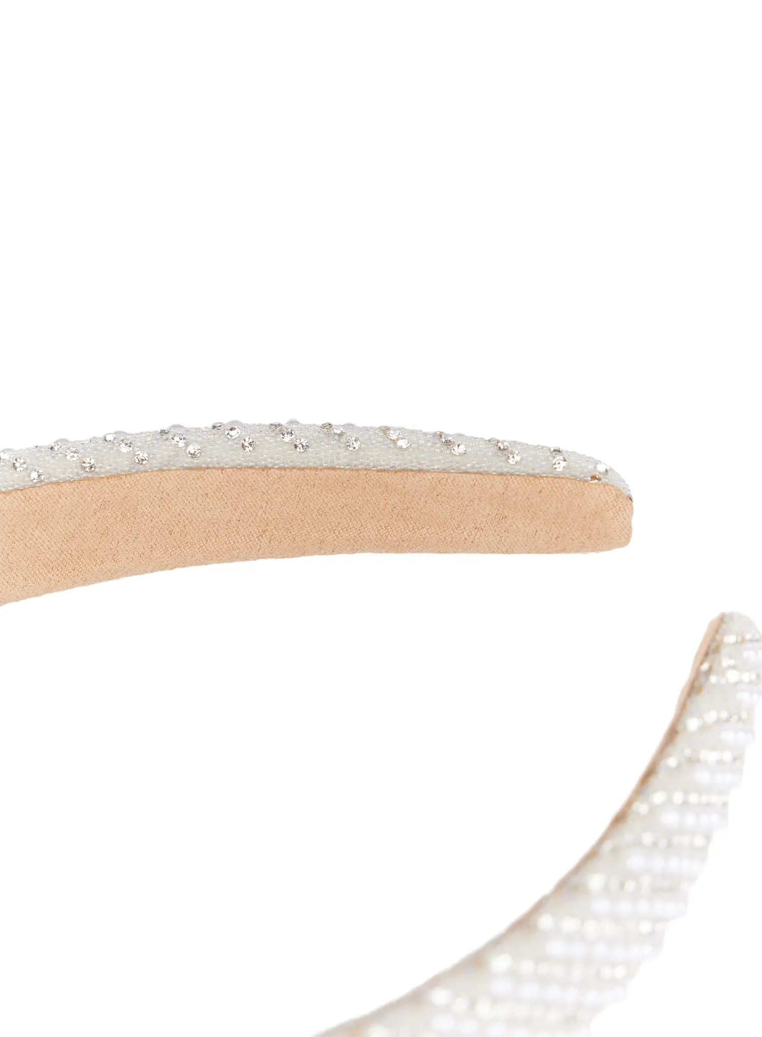White Cubic Headband CD514 - Image 6