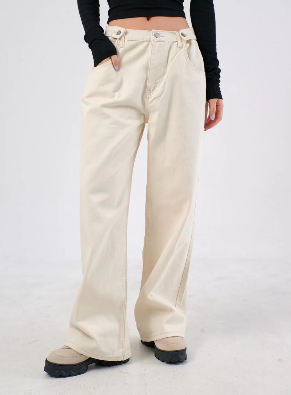Wide Cotton Pants IA305