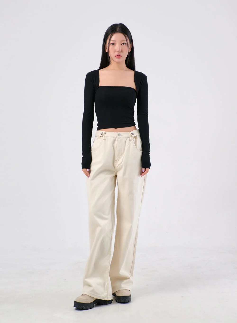 Wide Cotton Pants IA305 - Image 6