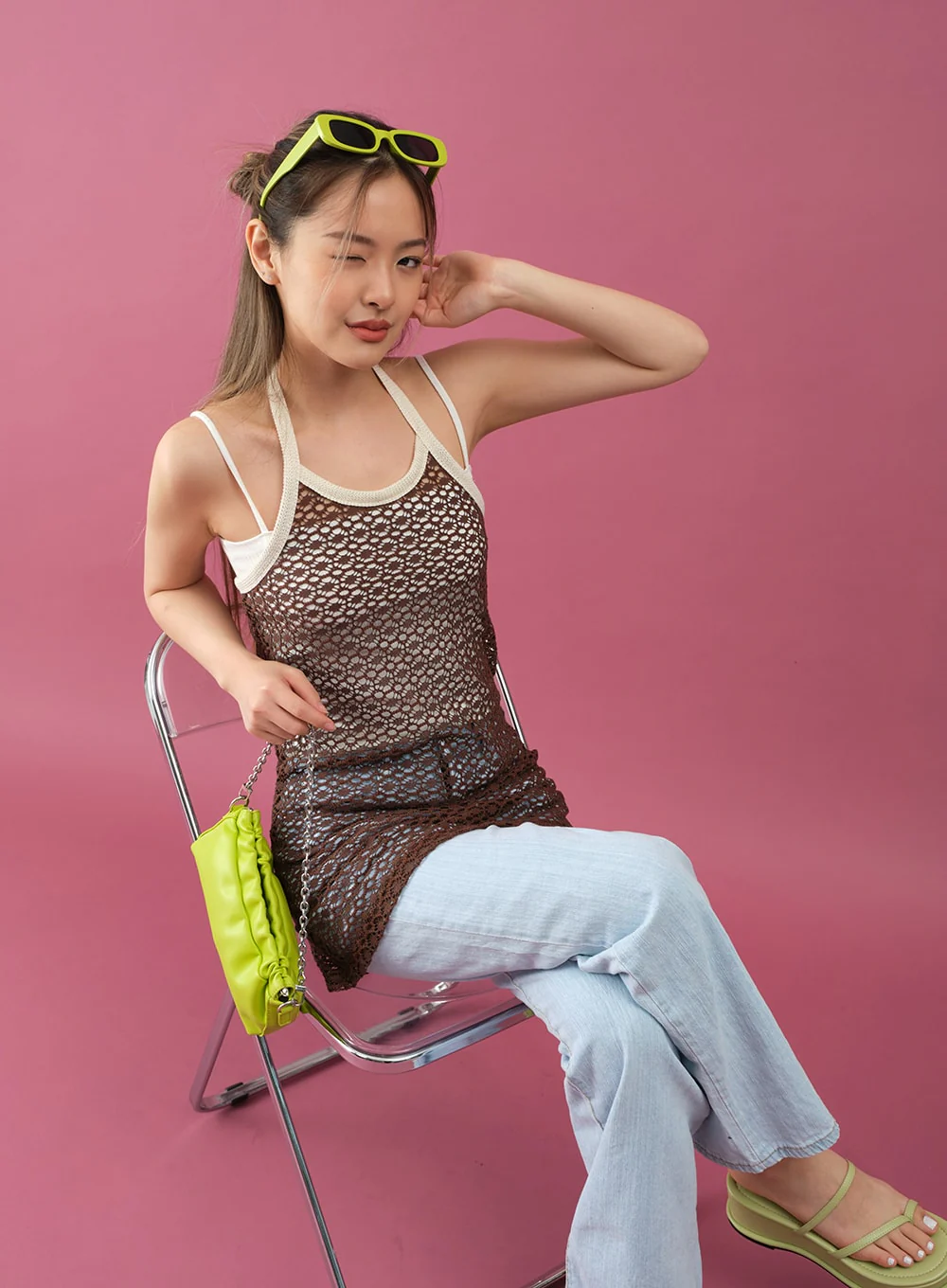 Wide Denim Pants for Summer CM12 - Image 11