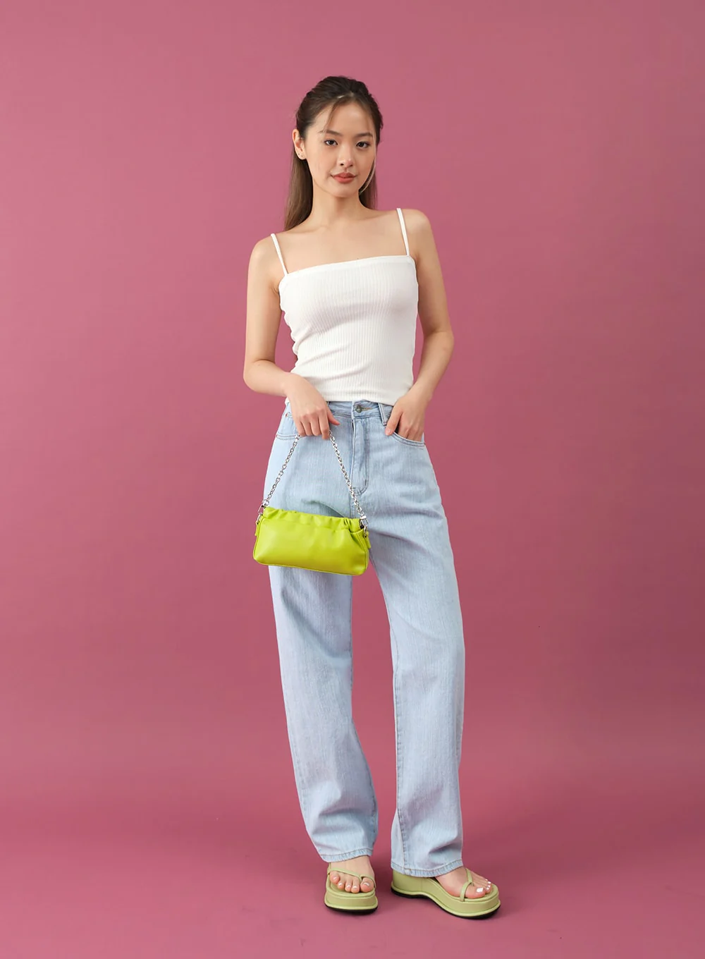 Wide Denim Pants for Summer CM12 - Image 5