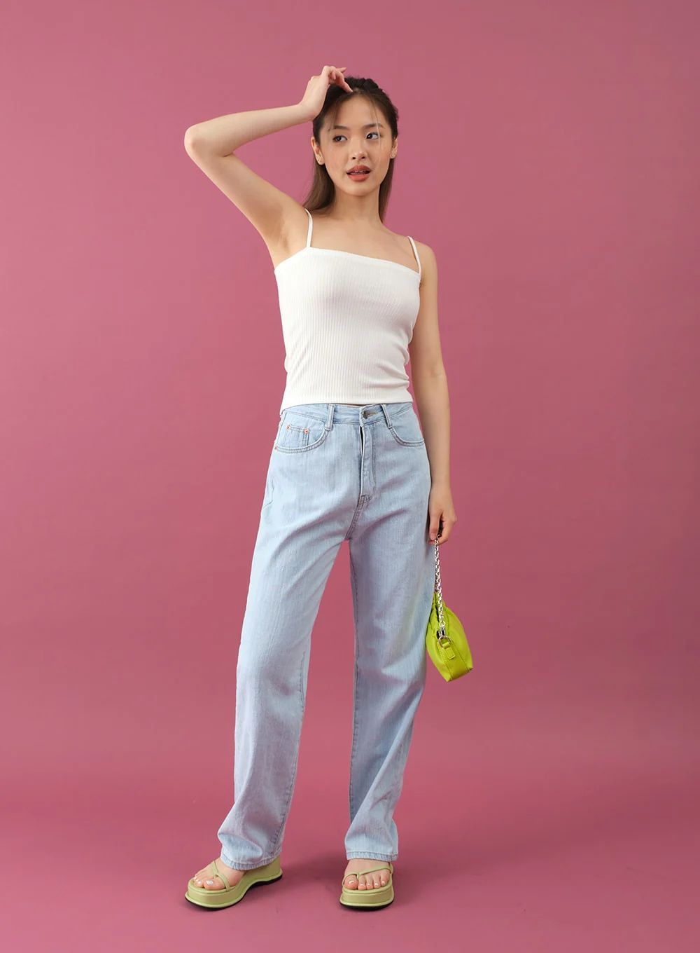Wide Denim Pants for Summer CM12 - Image 8