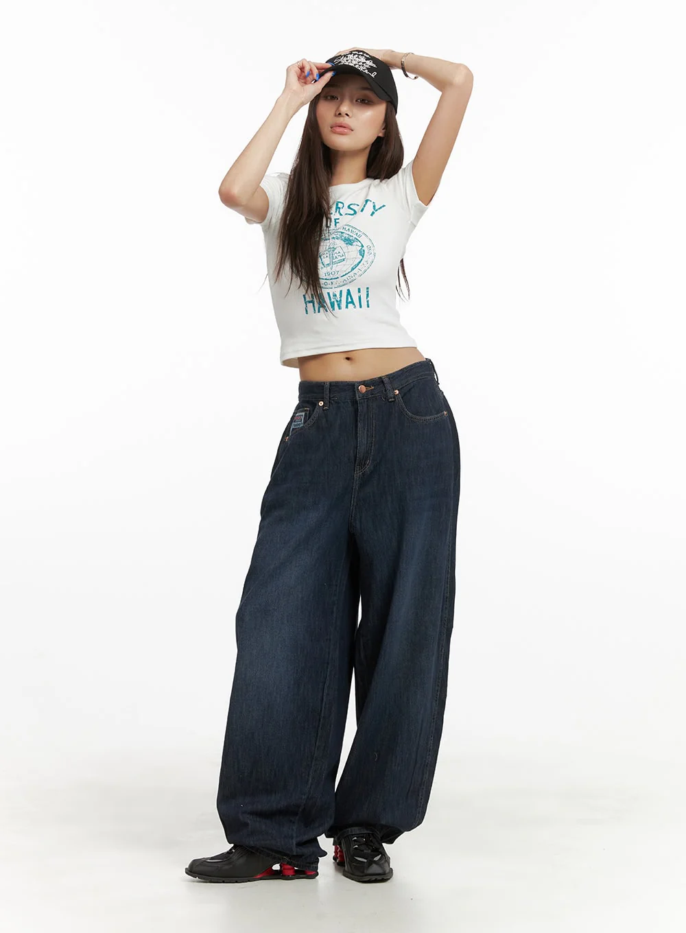 Wide Fit Baggy Jeans CY423 - Image 2