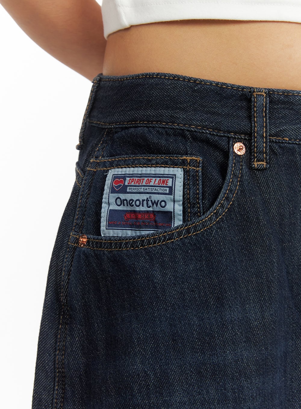 Wide Fit Baggy Jeans CY423 - Image 3