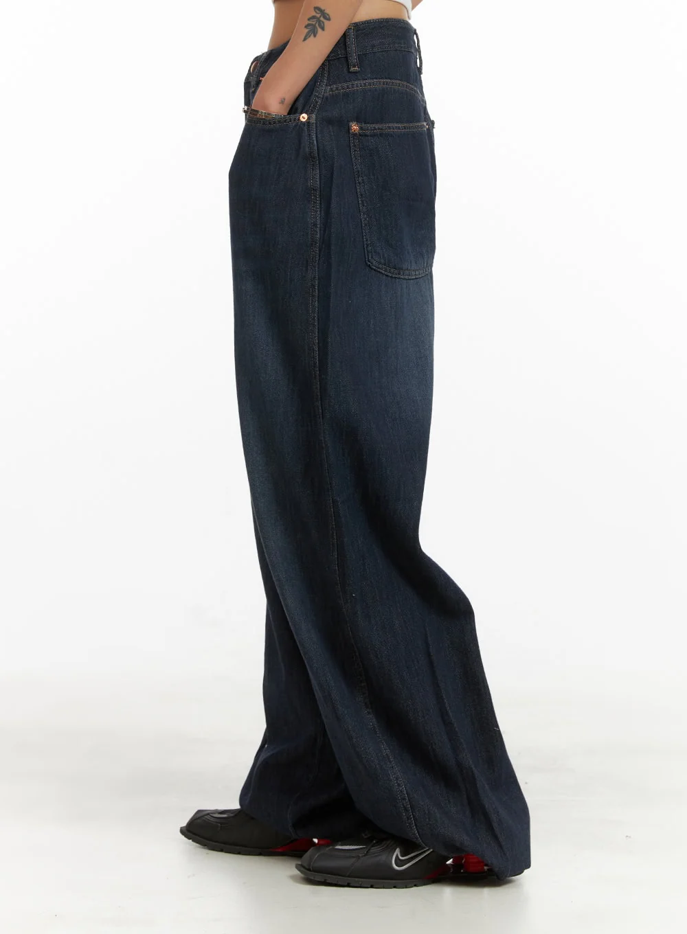 Wide Fit Baggy Jeans CY423 - Image 4