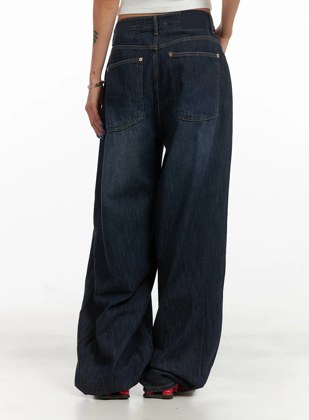 Wide Fit Baggy Jeans CY423 - Image 6