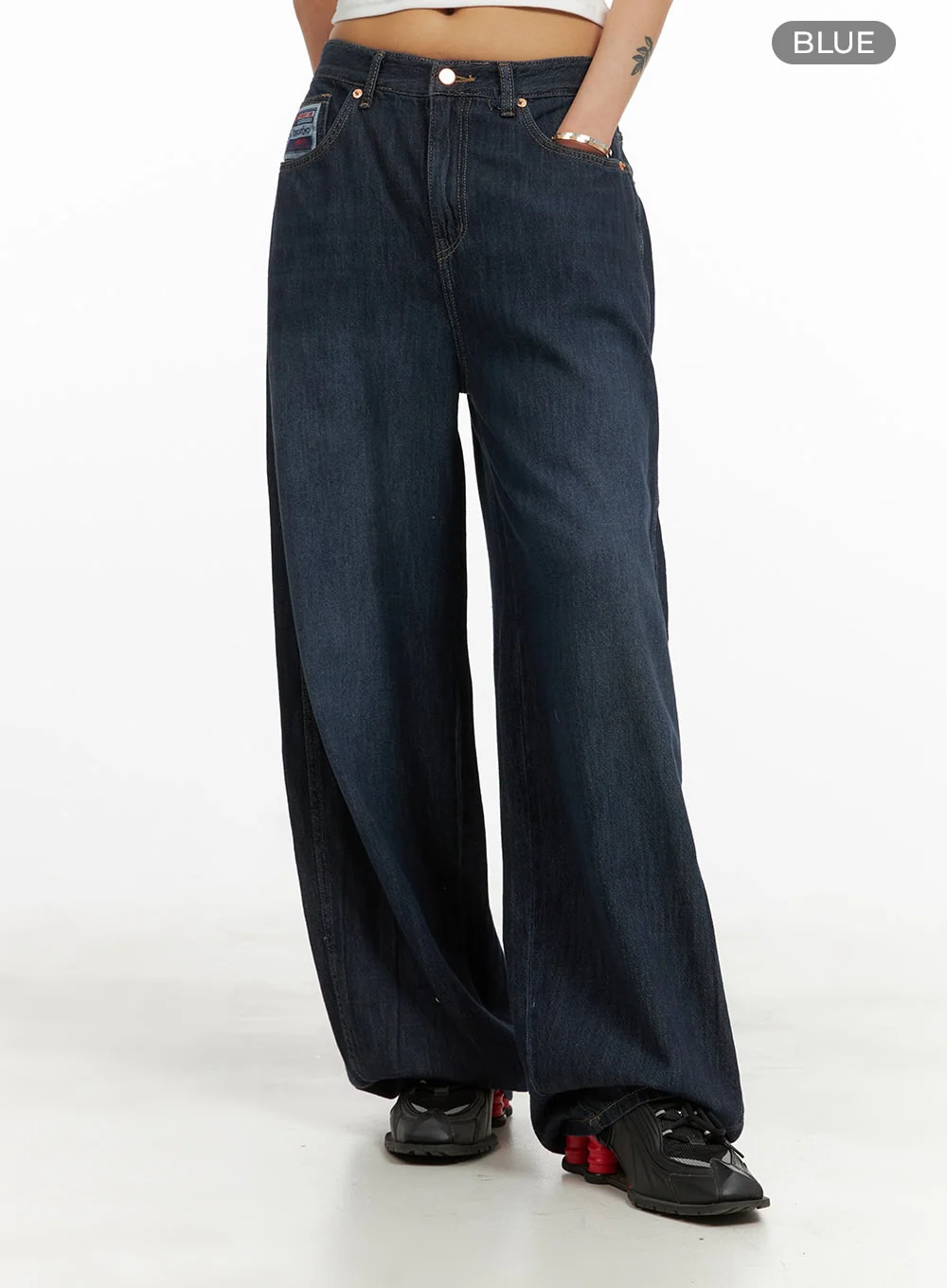 Wide Fit Baggy Jeans CY423 - Image 8