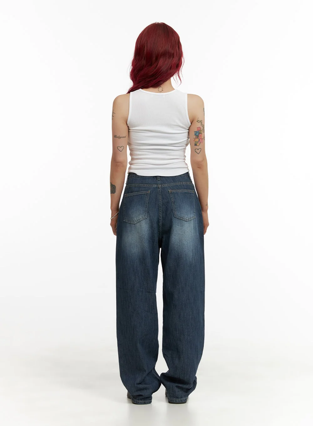 Wide Fit Baggy Jeans CY430 - Image 6