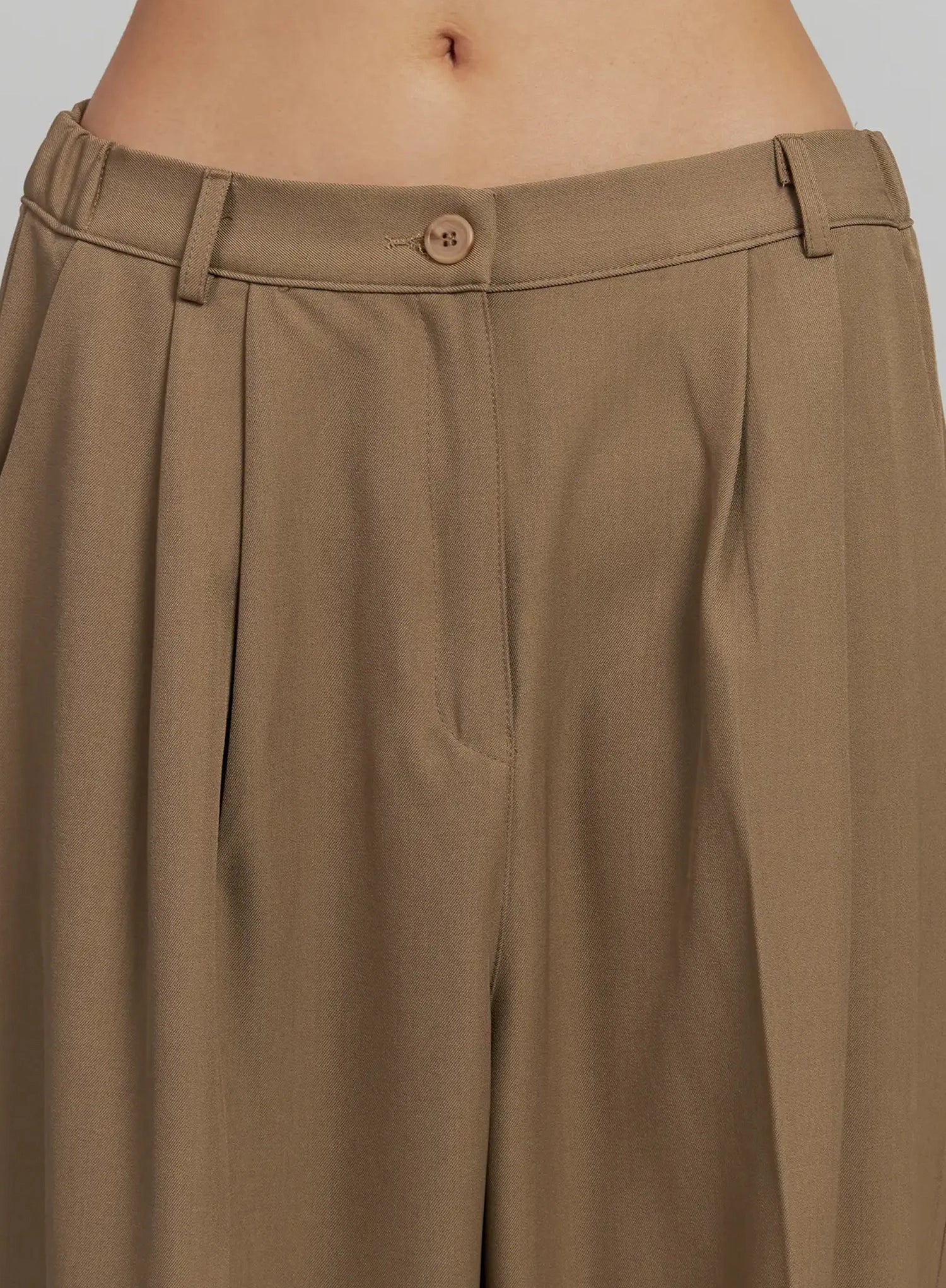Wide Leg Band Slacks IJ505 - Image 4