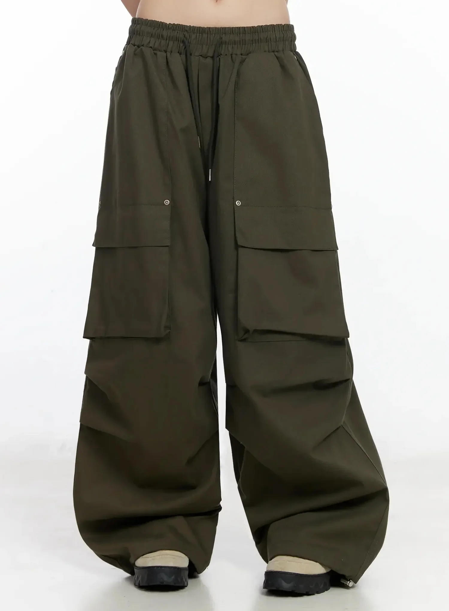 Wide Leg Cargo Pants F516 - Image 5