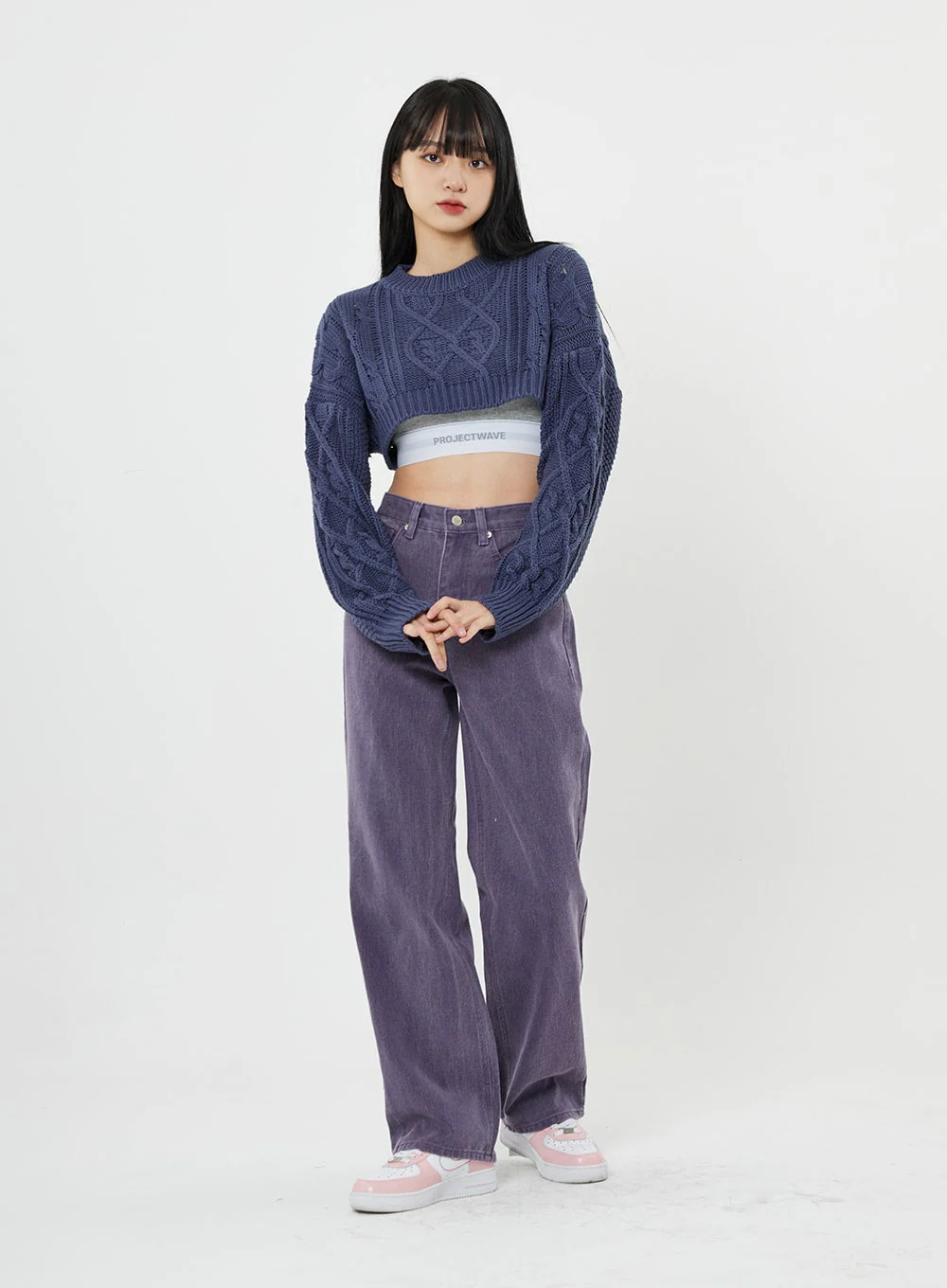 Wide Leg Color Jeans BS-A0812026 - Image 10