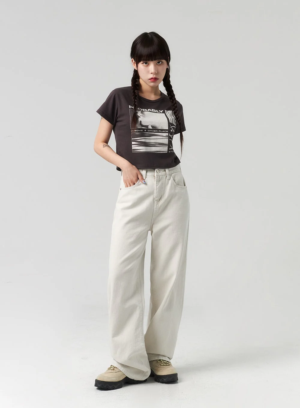 Wide Leg Color Pants CL317 - Image 10
