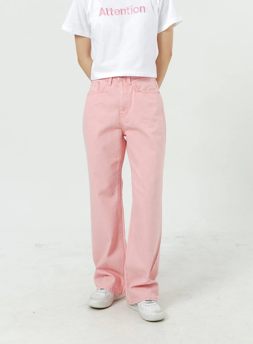 Wide Leg Cotton Pants OM313 - Image 2