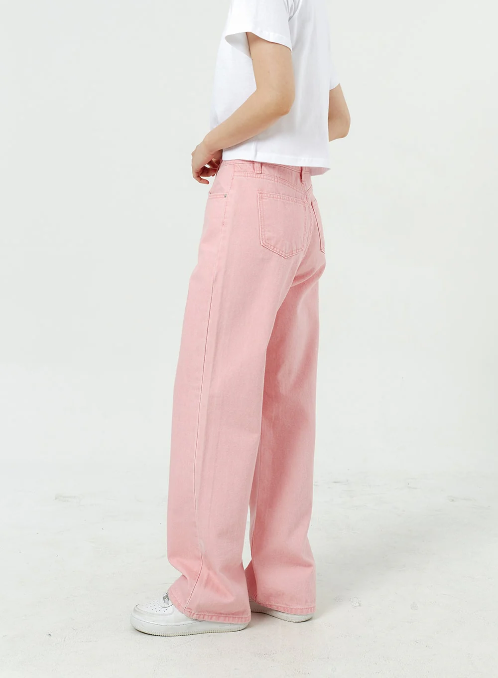 Wide Leg Cotton Pants OM313 - Image 3