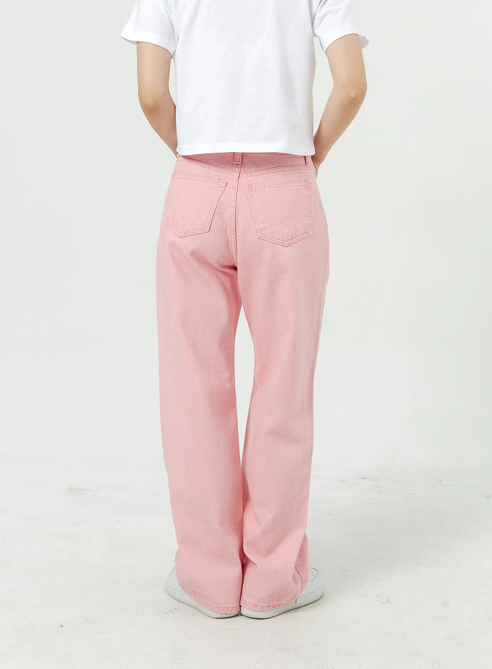 Wide Leg Cotton Pants OM313 - Image 4