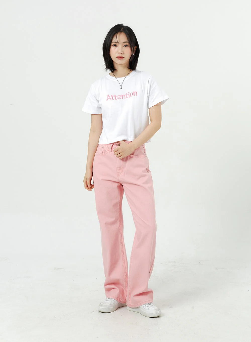 Wide Leg Cotton Pants OM313 - Image 5